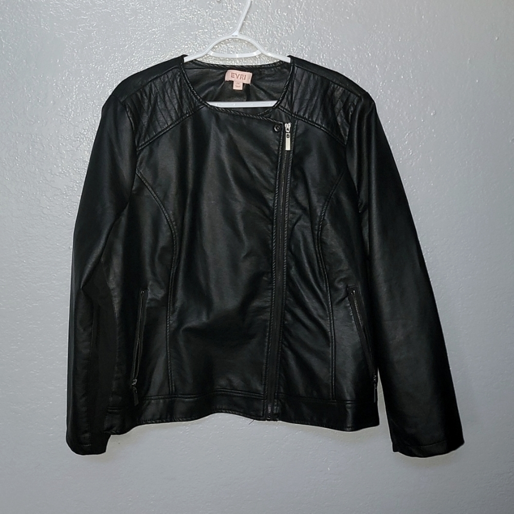 Evri leather jacket 2x